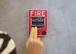 Pose système d'alarme incendie