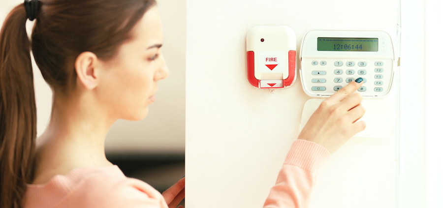 Activation d'une alarme de maison